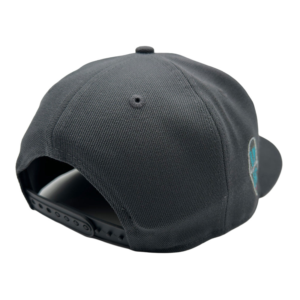Las Vegas Lights FC New Era Sugar Skull Graphite 9FIFTY Snapback Cap