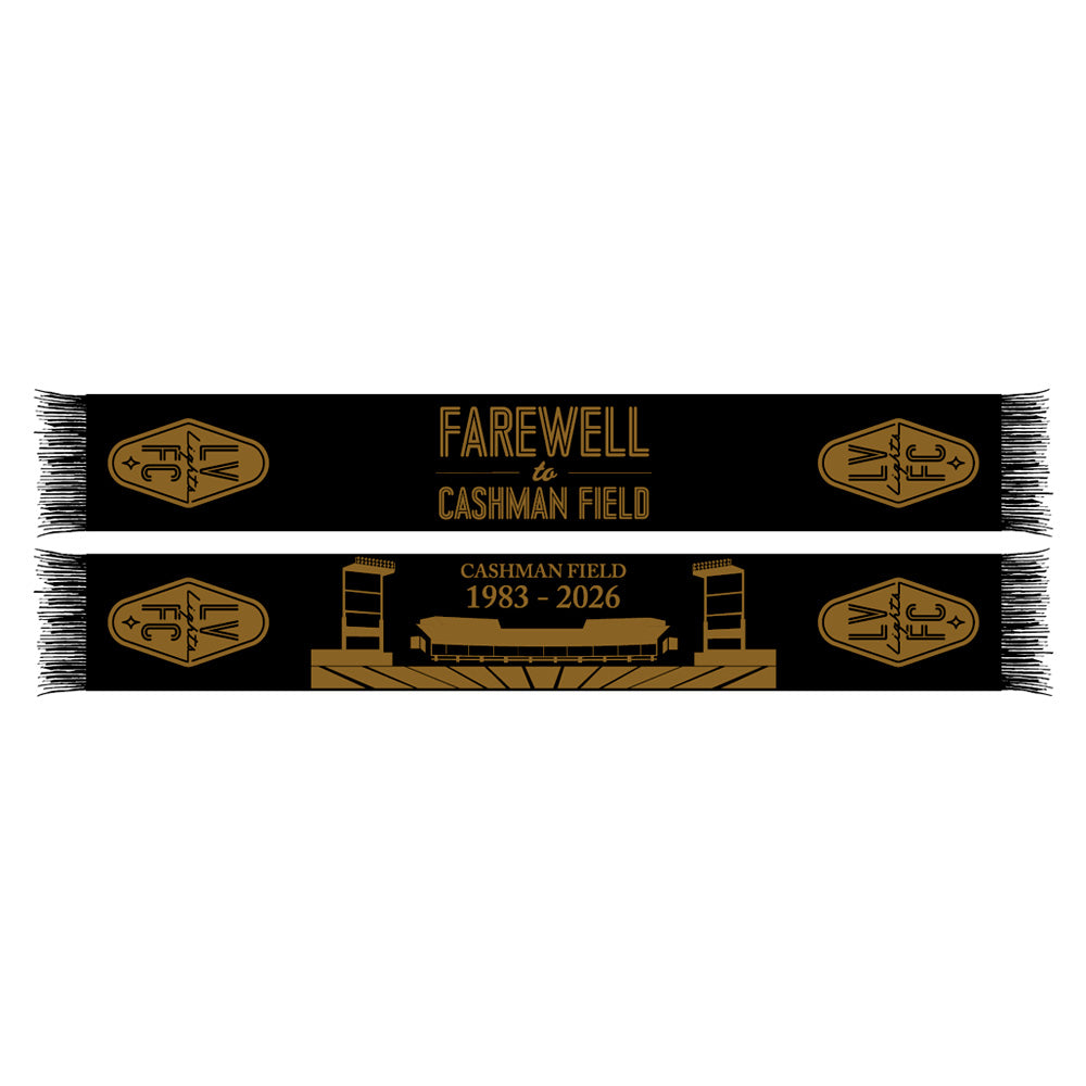 Las Vegas Lights FC Ruffneck Wear Farewell to Cashman Field Black/Gold Summer Scarf