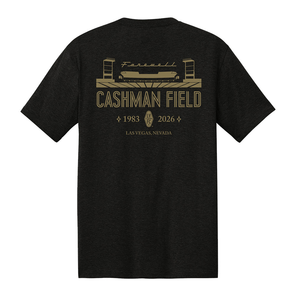 Las Vegas Lights FC GoTeez Farewell to Cashman Field Black Tri-Blend T-Shirt