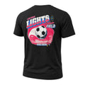 Las Vegas Lights FC Fairweather Johnson Cashman Retro Black Cotton T-Shirt