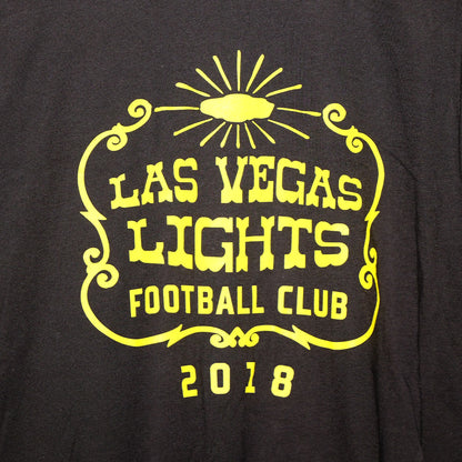 Las Vegas Lights FC Official League Black Downtown Tee