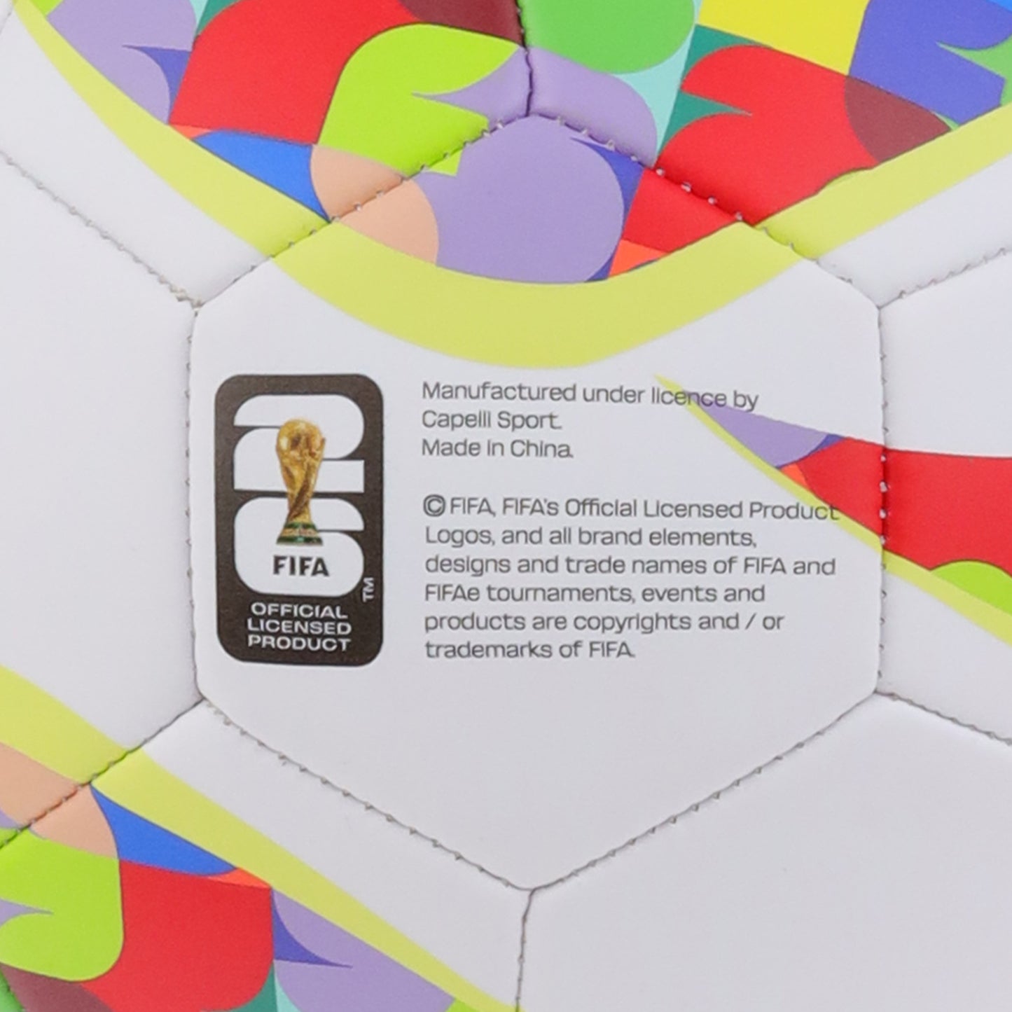 FIFA World Cup 26 Spiral Mini Size 3 Soccer Ball