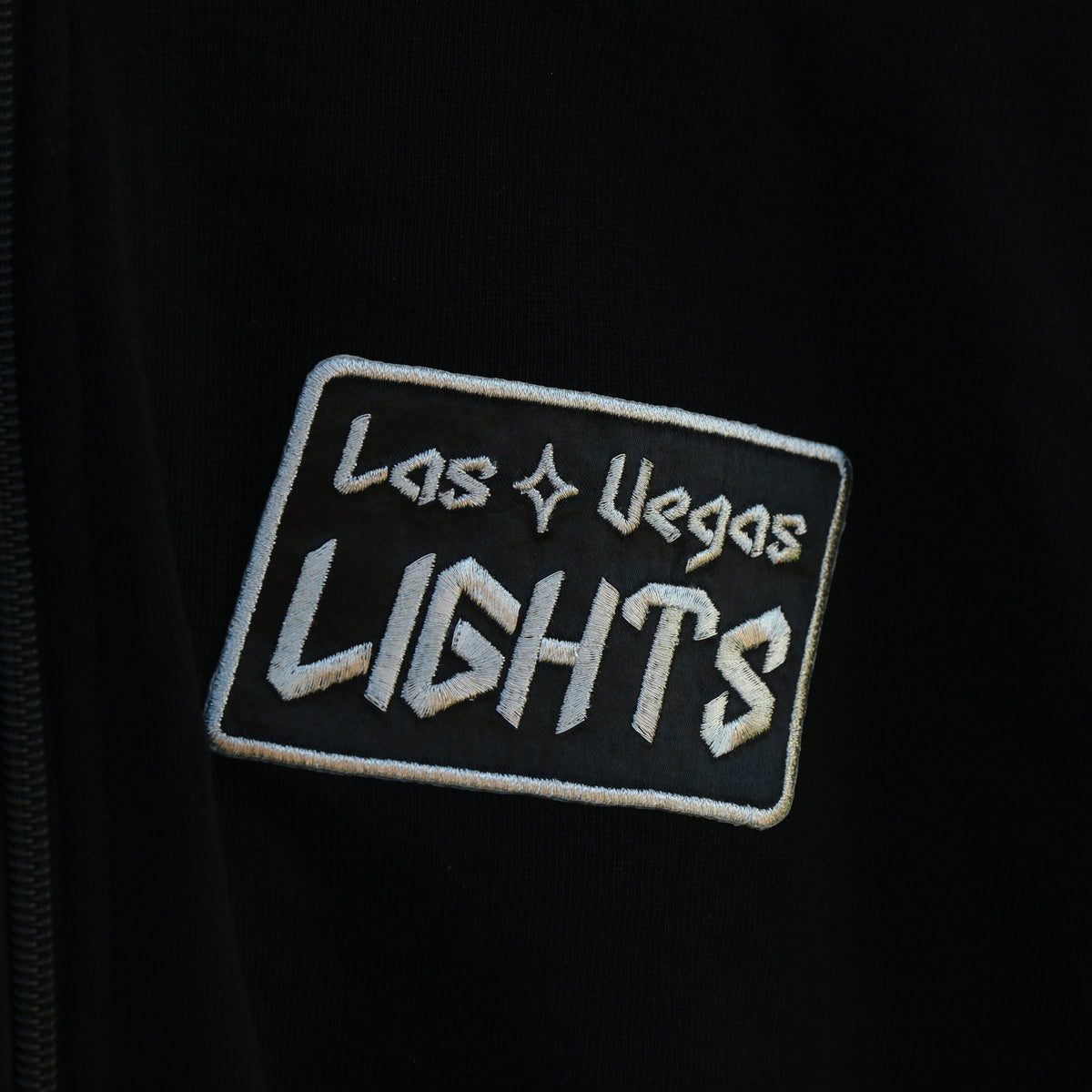 Las Vegas Lights FC Sportiqe Black Full Zip Hoodie