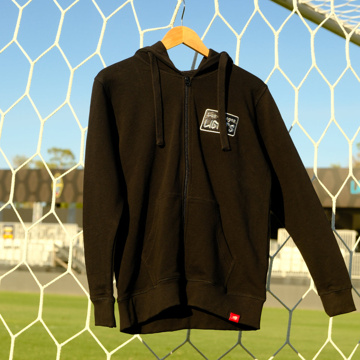 Las Vegas Lights FC Sportiqe Black Full Zip Hoodie