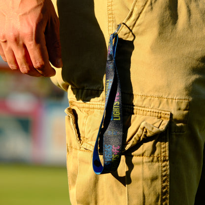Las Vegas Lights FC Wincraft Black/Blue Key Strap