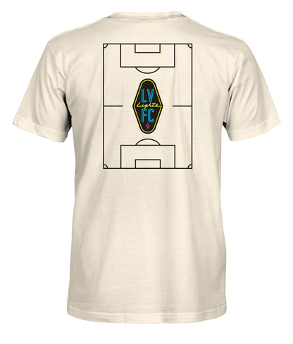 Las Vegas Lights FC 1863 FC Own the Pitch Cream Heavyweight Cotton T-Shirt