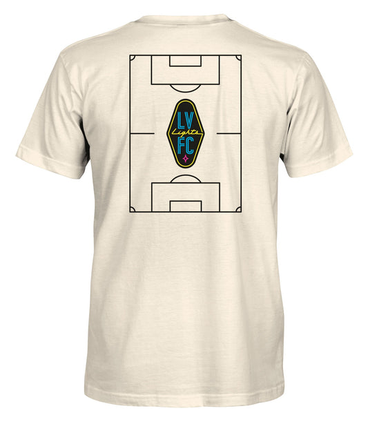Las Vegas Lights FC 1863 FC Own the Pitch Cream Heavyweight Cotton T-Shirt