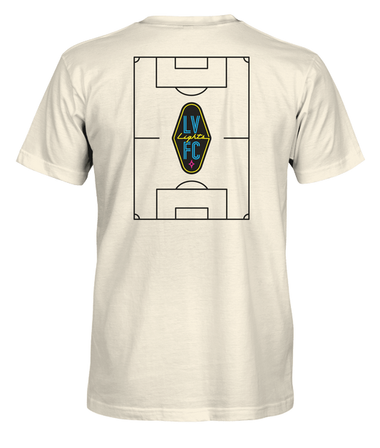 Las Vegas Lights FC 1863 FC Own the Pitch Tee-Beige