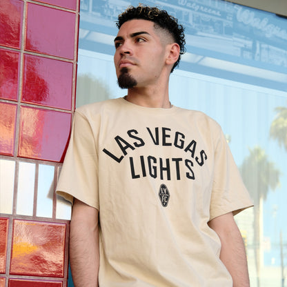 Las Vegas Lights FC Sportiqe Bone Collegiate Premium Cotton T-Shirt
