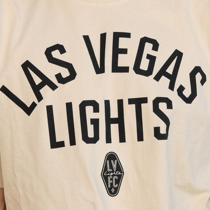 Las Vegas Lights FC Sportiqe Bone Collegiate Premium Cotton T-Shirt