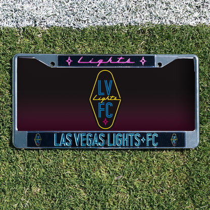 Las Vegas Lights FC Wincraft Metal License Plate Frame