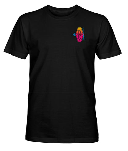 Las Vegas Lights FC 1863 FC Rad 80s Throwback Graphic Black Cotton T-Shirt