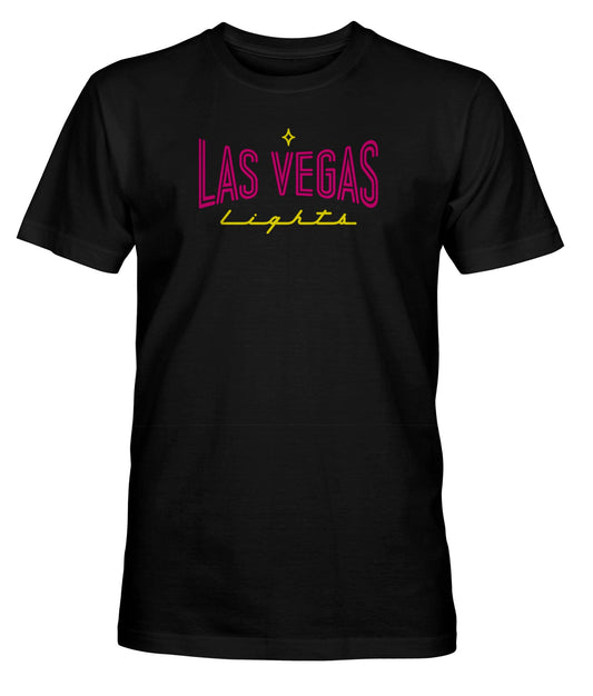 Las Vegas Lights FC 1863 FC Las Vegas/Lights Script Black Cotton T-Shirt