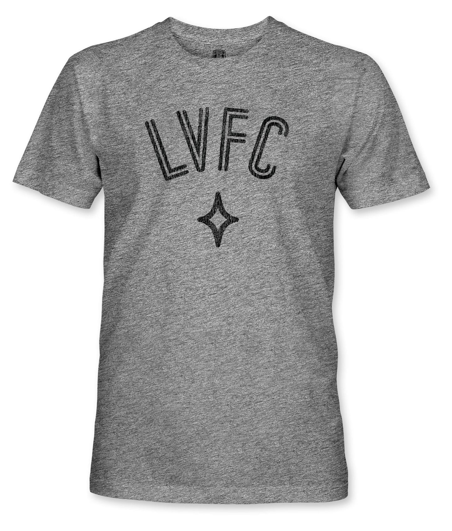 Las Vegas Lights FC 1863 FC LVFC Arched Vintage Gray Tri-Blend T-Shirt