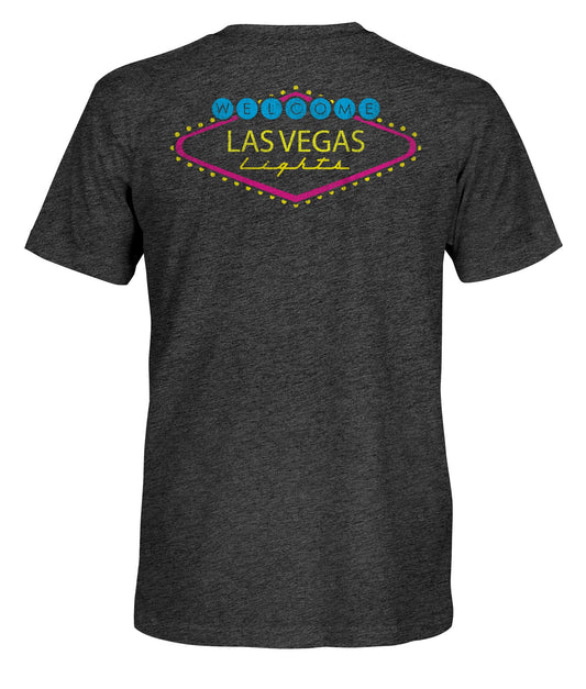 Las Vegas Lights FC 1863 FC LVFC/Welcome Sign Black Vintage Tri-Blend T-Shirt