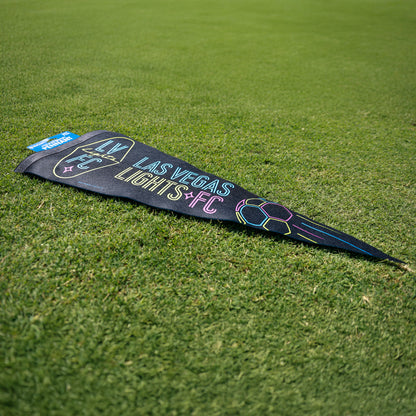 Las Vegas Lights FC Wincraft Black Premium Pennant