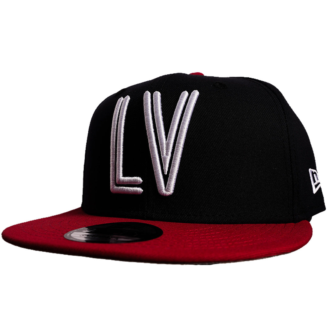 Las Vegas Lights FC New Era LV USA Flag Navy/Red 9FIFTY Snapback Cap