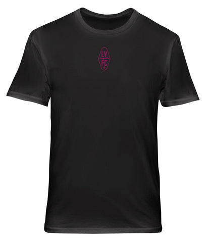 Las Vegas Lights FC 1863 FC Crest Logo/Las Vegas Black Washed Cotton T-Shirt