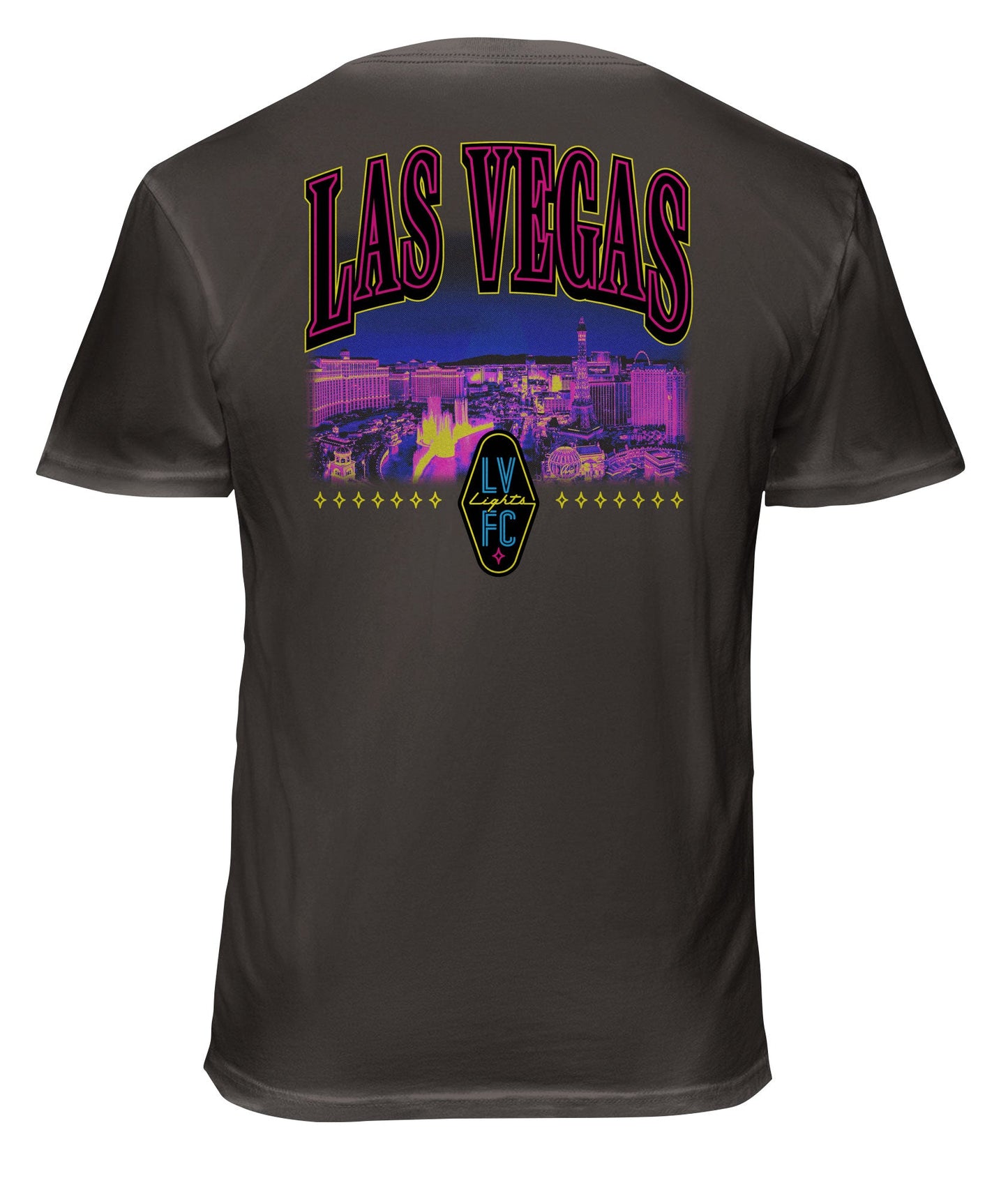 Las Vegas Lights FC 1863 FC Skyline Graphite Washed Cotton T-Shirt