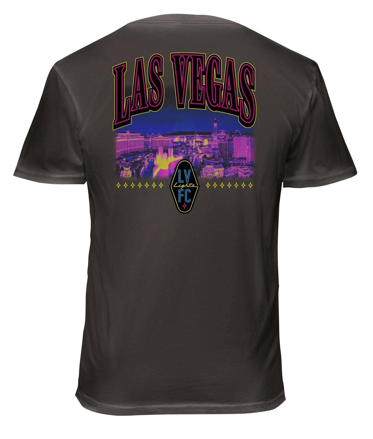 Las Vegas Lights FC 1863 FC Skyline Graphite Washed Cotton T-Shirt