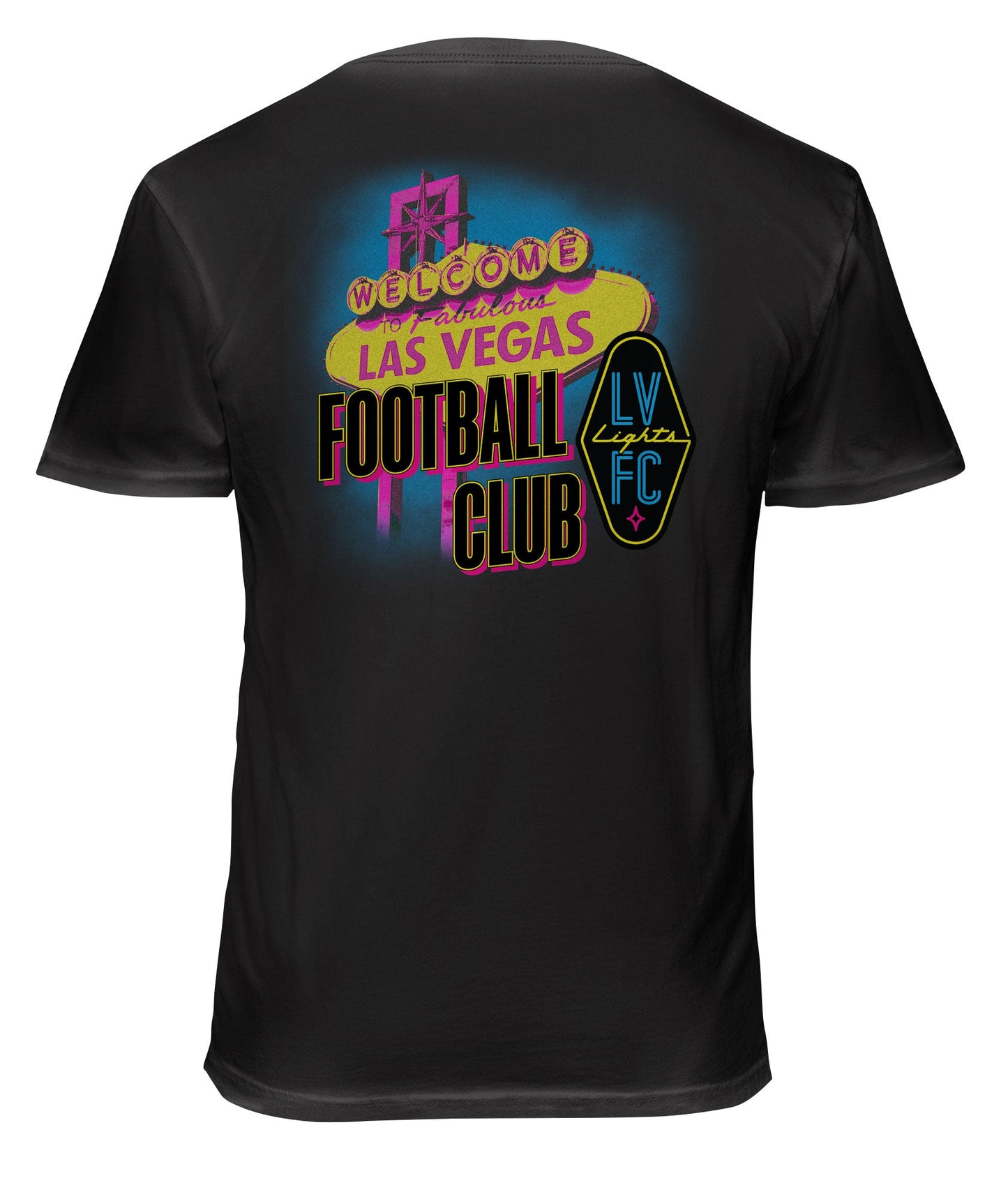Las Vegas Lights FC 1863 FC Icon Black Cotton T-Shirt