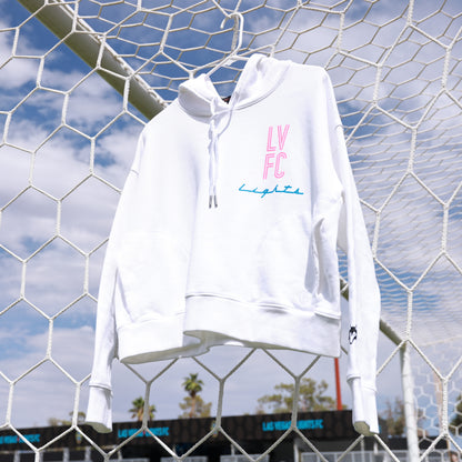 Sudadera con capucha Greyson Aspen para mujer, color blanco