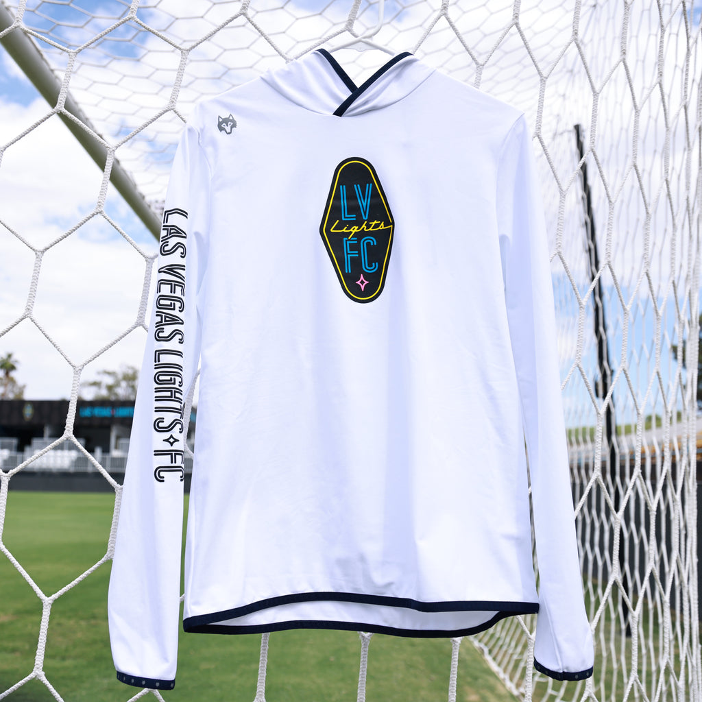 Las Vegas Lights FC Greyson Colorado White Lightweight Hoodie