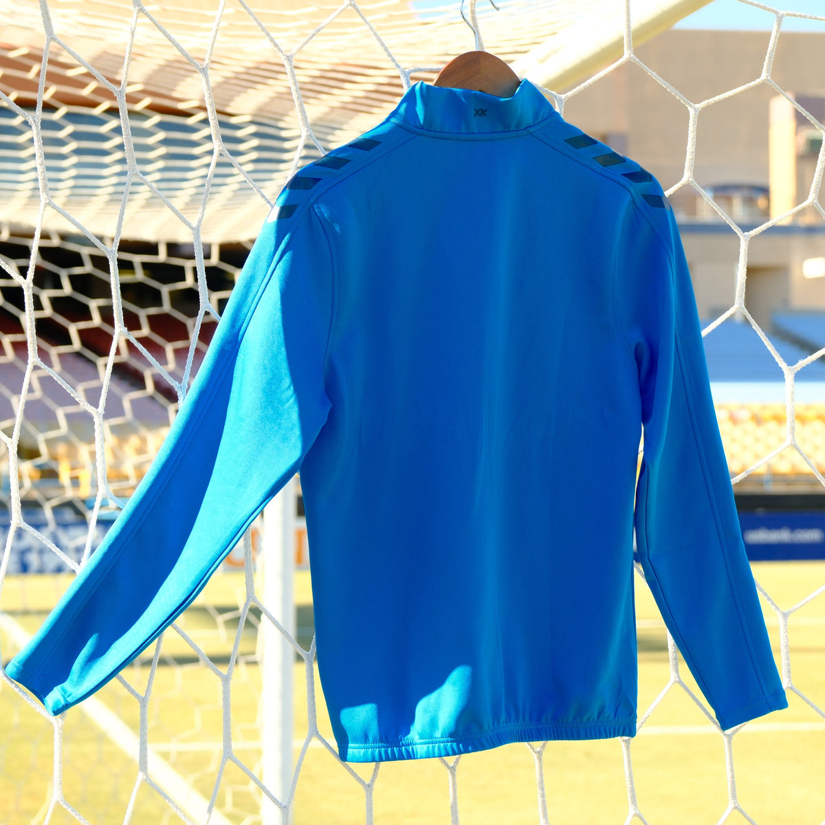 Women's Las Vegas Lights FC Hummel CORE XK Half-Zip Blue Sweatshirt