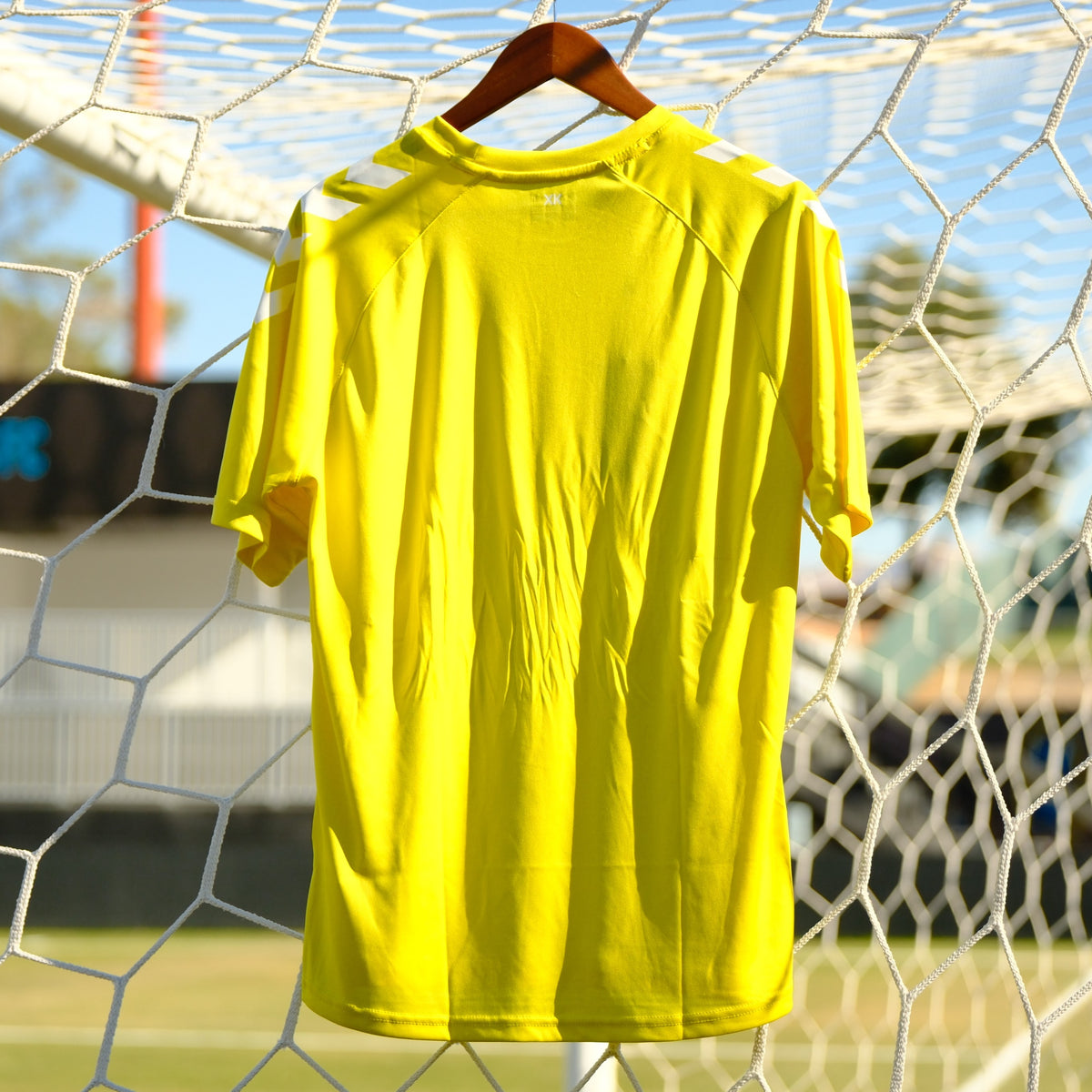 Women's Las Vegas Lights FC Hummel CORE XK Yellow Logo Performance T-Shirt