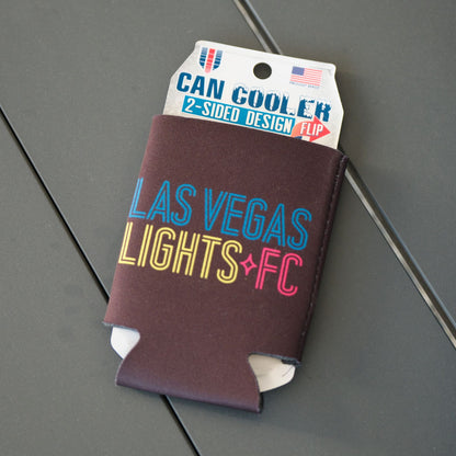 Koozie con el logotipo de las luces de Las Vegas