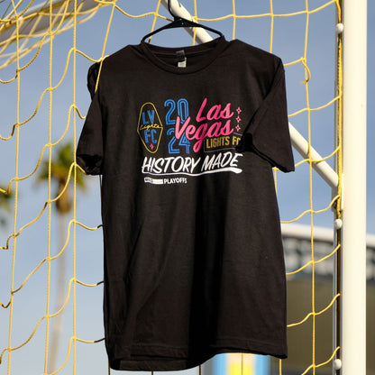 Camiseta de playoffs hecha historia