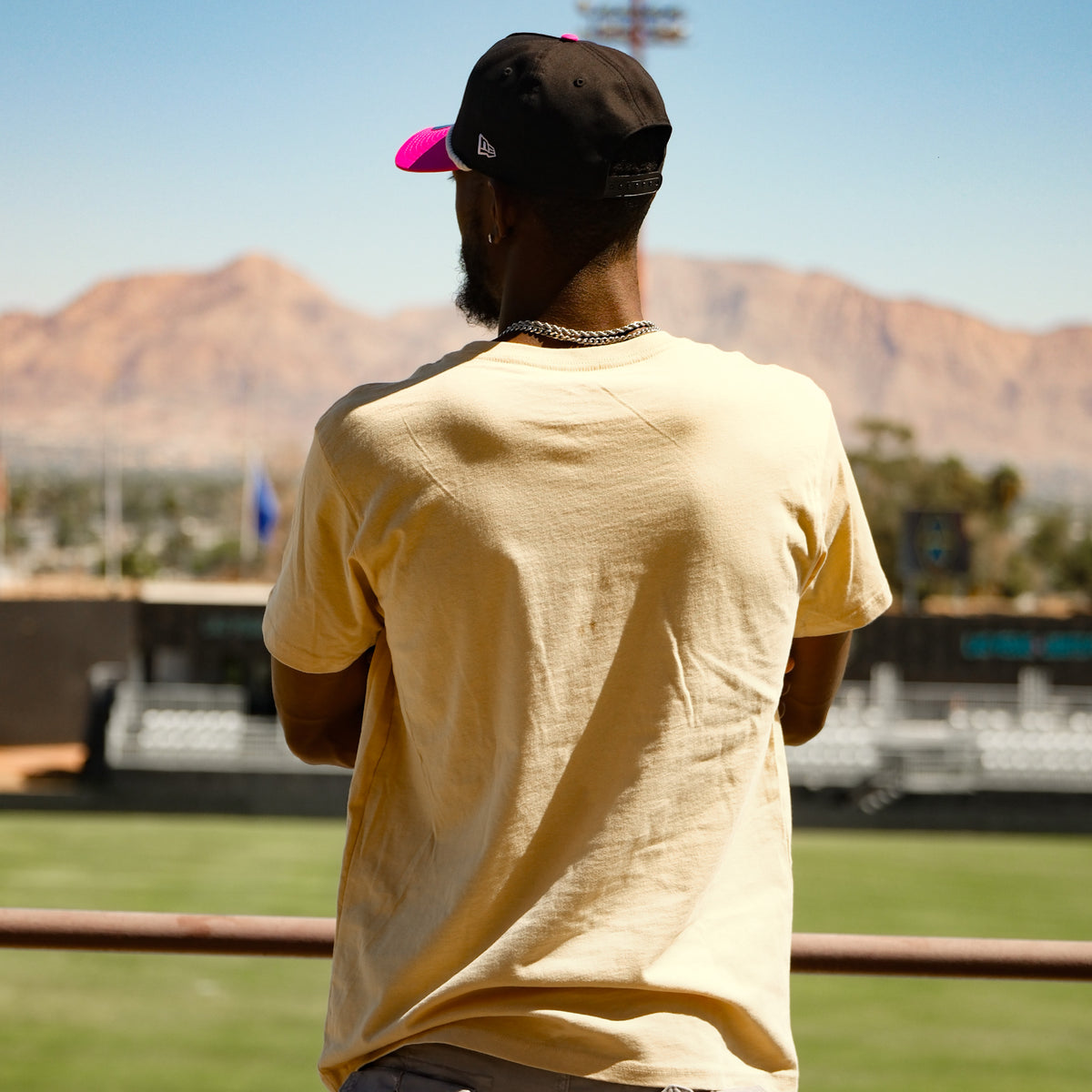 Las Vegas Lights FC League All-American Gold Cotton T-Shirt