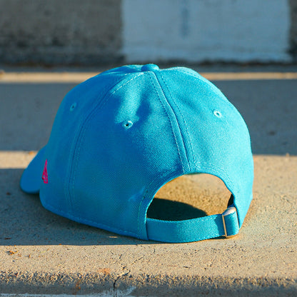 Las Vegas Lights FC New Era Crest Logo Light Blue 9TWENTY Strapback Cap