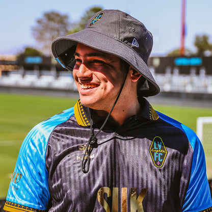 Las Vegas Lights FC New Era Crest Logo Graphite Bucket Hat