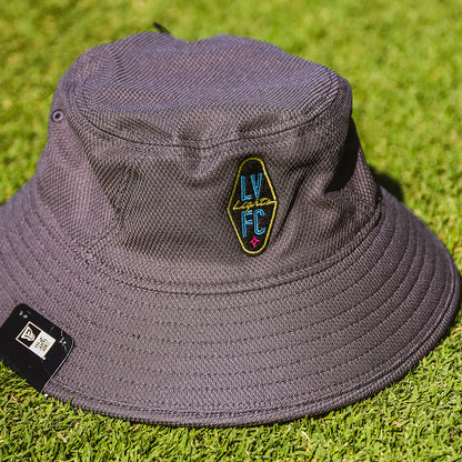 Las Vegas Lights FC New Era Crest Logo Graphite Bucket Hat