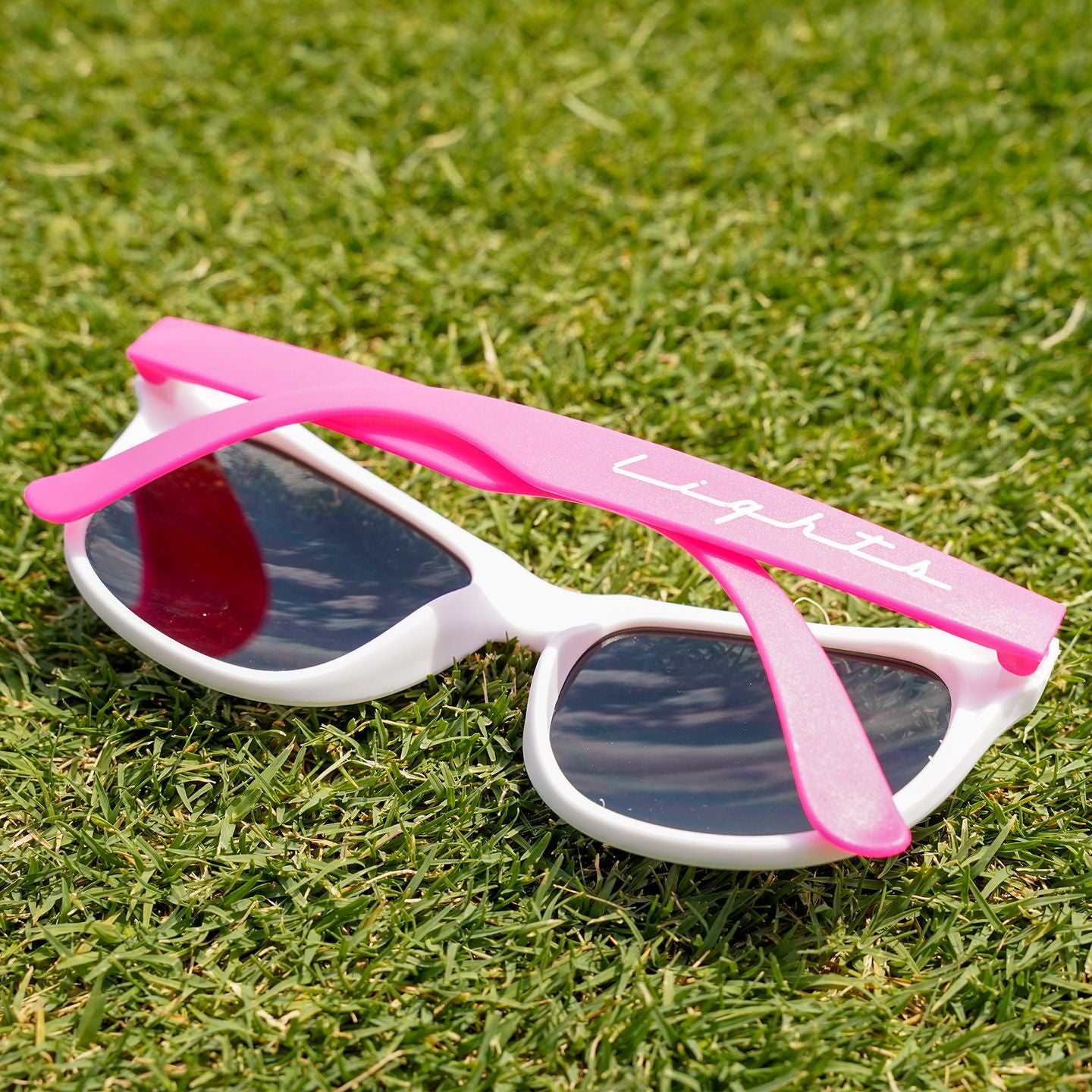 Las Vegas Lights FC Pink & White Sunglasses