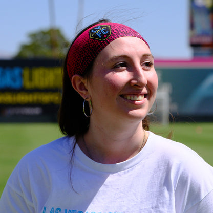 Las Vegas Lights FC JUNK Pink/Black Big Bang Lite Headband