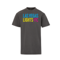 Las Vegas Lights FC MV Sport Wordmark Dark Gray Heavyweight Cotton T-Shirt