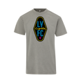 Las Vegas Lights FC MV Sport Crest Logo Gray Heavyweight Cotton T-Shirt