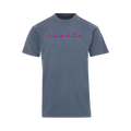 Las Vegas Lights FC MV Sport Lights Pink Script Navy Heavyweight Cotton T-Shirt