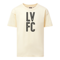 Kids' Las Vegas Lights FC MV Sport LV FC Stacked Vanilla Heavyweight Cotton T-Shirt