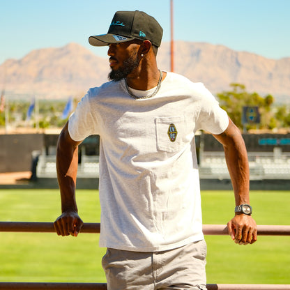 Las Vegas Lights FC League All-American Pocket Ash Cotton T-Shirt