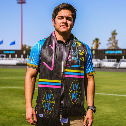 Las Vegas Lights FC Global Scarves Slot Machine Black Scarf