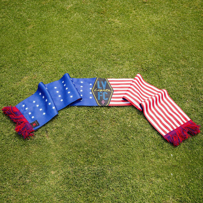 Las Vegas Lights FC Ruffneck Wear USA Stripes Summer Scarf